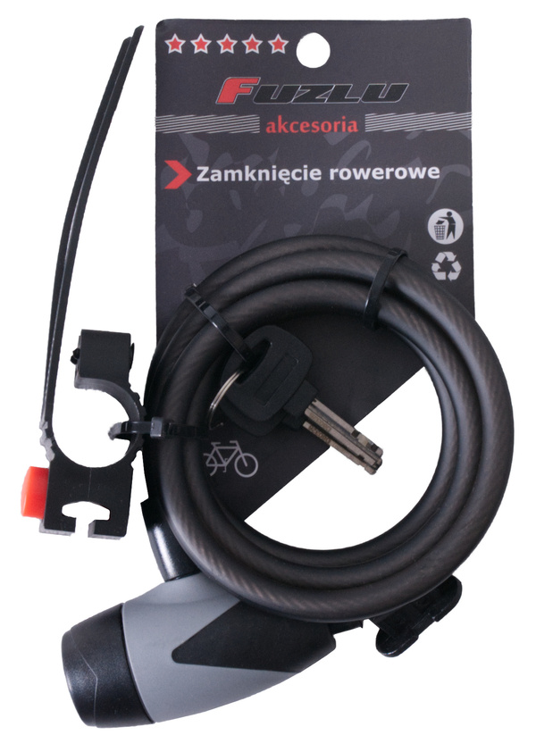 Zamkniecie rowerowe 10 x 1500 mm TY545 + BK062 + BK005